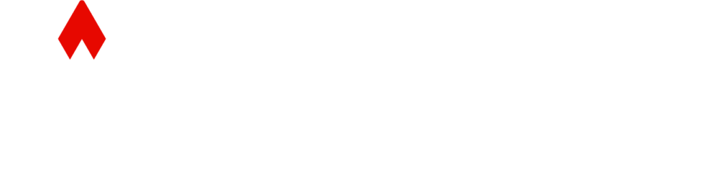 Logo de "illimitAI" avec du texte blanc et un dessin triangulaire stylisé rouge et blanc sur fond noir.